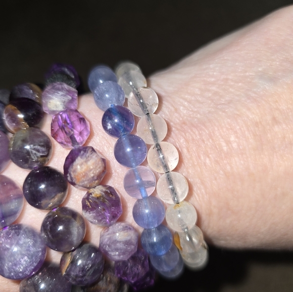 8mm Herkimer Diamond Bracelet - Picture 13 of 15